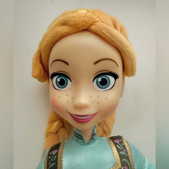 Disney Other - 14” Disney Frozen Princess Anna Hard Headed Plush Doll